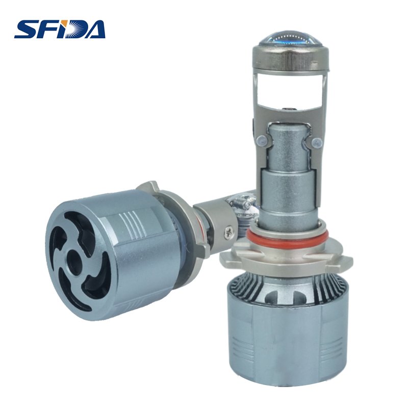 Mini LED Projector Lens Auto LED Headlight Bulb H7 H11 9005 9006 Front Fog Light Lens