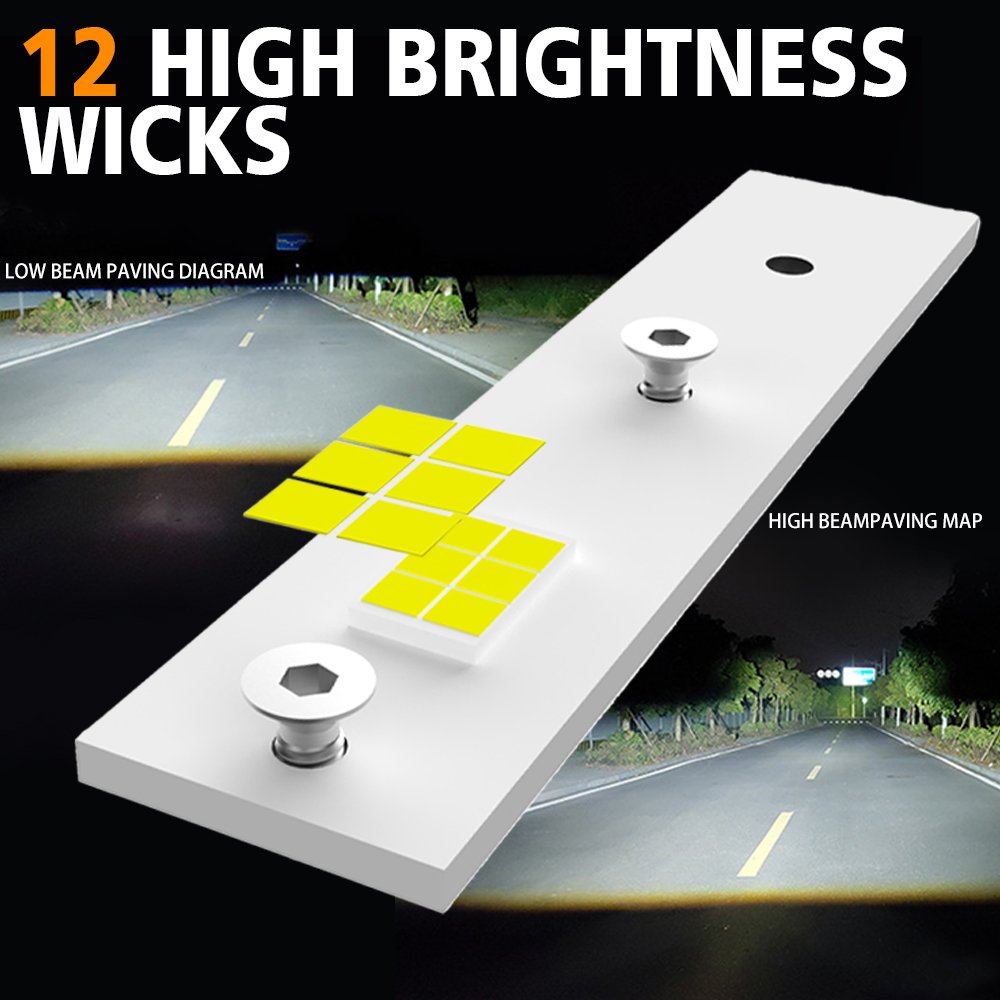 OEM Factory New Model T9 260w 4 Copper Tubes Strong Thermal Conductivity H1,H3,H7,H11,9005 9012,880 H4 Led Headlight