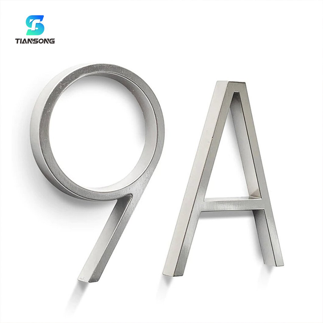 Outdoor Custom Golden Metal Building Signs 3D Storefront Electroplated Gold Logo Letter Sign
