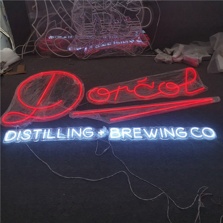 Customized Led Sign Light for Shop Bar Store Home Decoration Glass Neon Sign