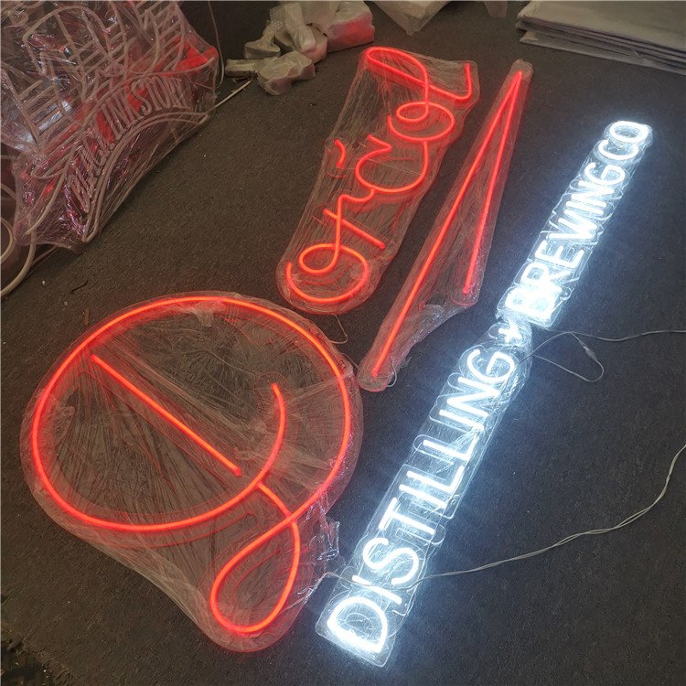 Customized Led Sign Light for Shop Bar Store Home Decoration Glass Neon Sign