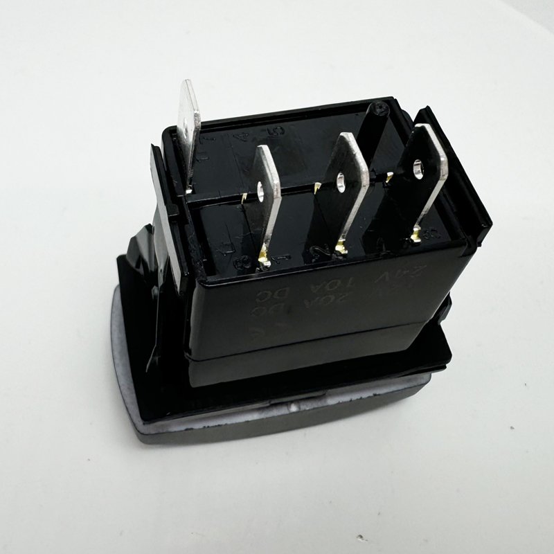 (LED Light Bar) 4pin Led bar Race Sport Lighting LED Hazard Lights Momentary on Rocker Switch for Car Truck Bus Boat Marine
