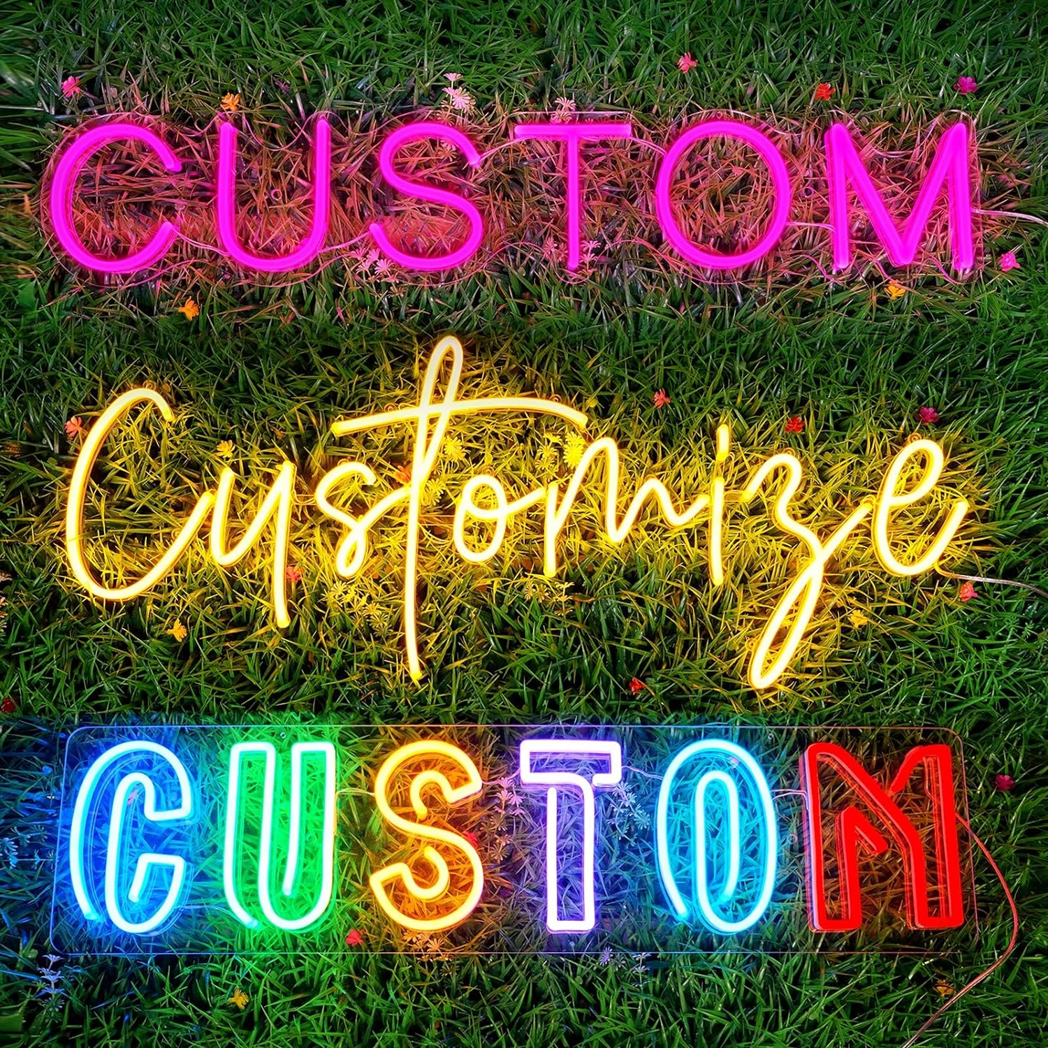 Custom Wedding Neon Light Sign USB Powered Adjustable Brightness for Memorable Decorations