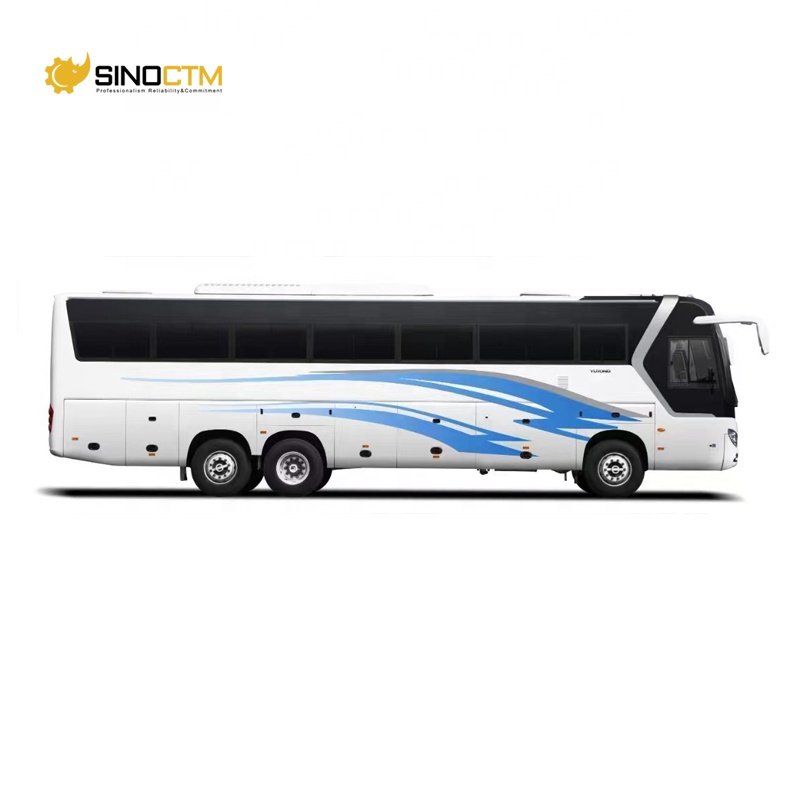 Left Hand Drive Luxury 55 Seats Used Coach Bus with Toilet Air Conditioner for Sale