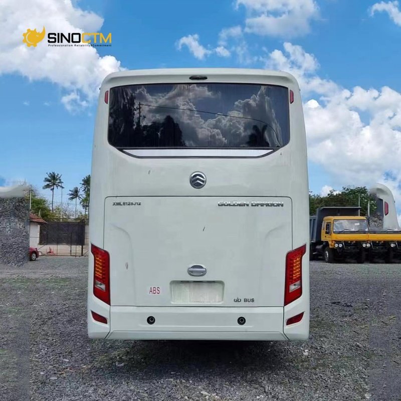 Left Hand Drive Luxury 55 Seats Used Coach Bus with Toilet Air Conditioner for Sale