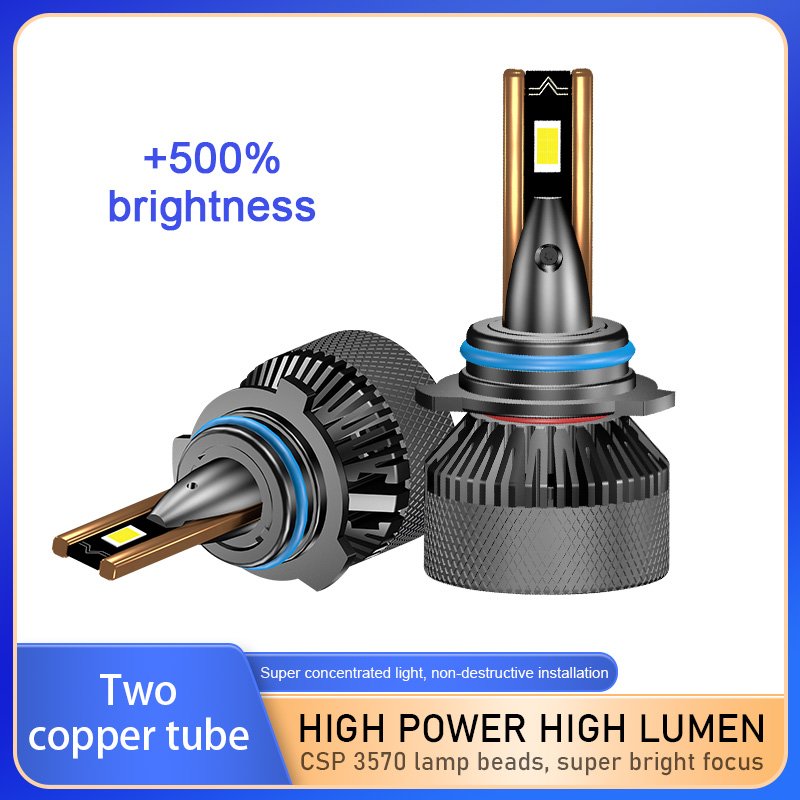 New Design Led Headlight F8 High Power 120W 12000LM Car Lighting System H1 H4 H7 H11 Fog Light Automotive Accessories