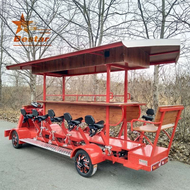 Brewery Tour Sale Pedibus Beer Bike Local City Park Pedal Bus Party Bike Cycle Boat Tours for Sale
