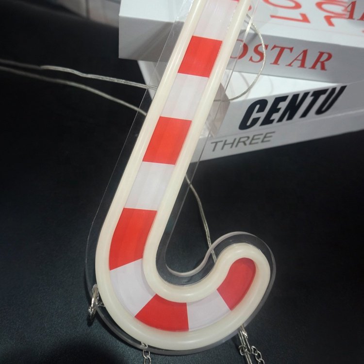 JAGUARSIGN Manufacturer Custom Christmas Neon Sign Merry Christmas Party Decorative Resin Cast Neon Sign
