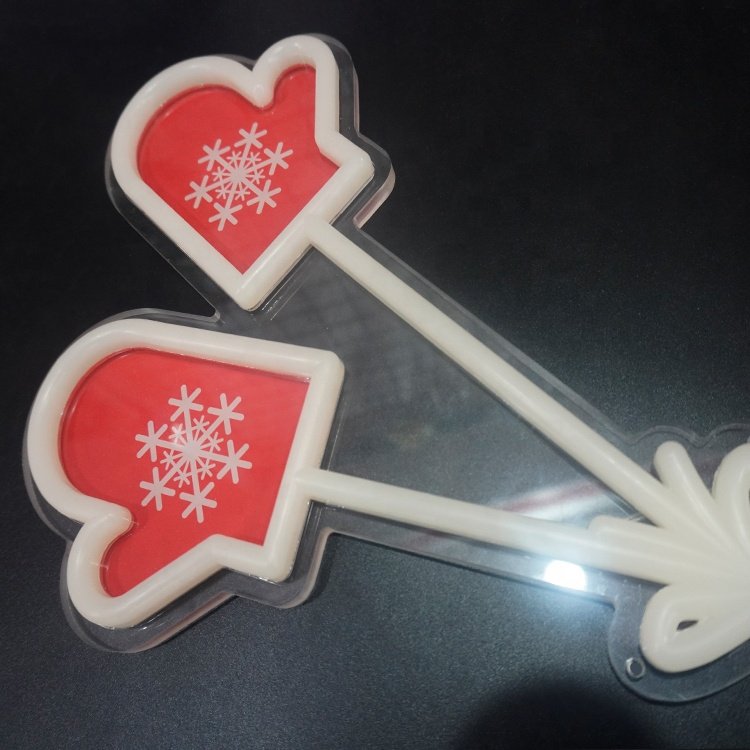 JAGUARSIGN Manufacturer Custom Christmas Neon Sign Merry Christmas Party Decorative Resin Cast Neon Sign