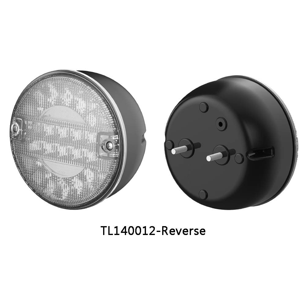 12v 24v 140 mm E-mark Reverse Led Truck Tail Light Led Combination Rear Lamp