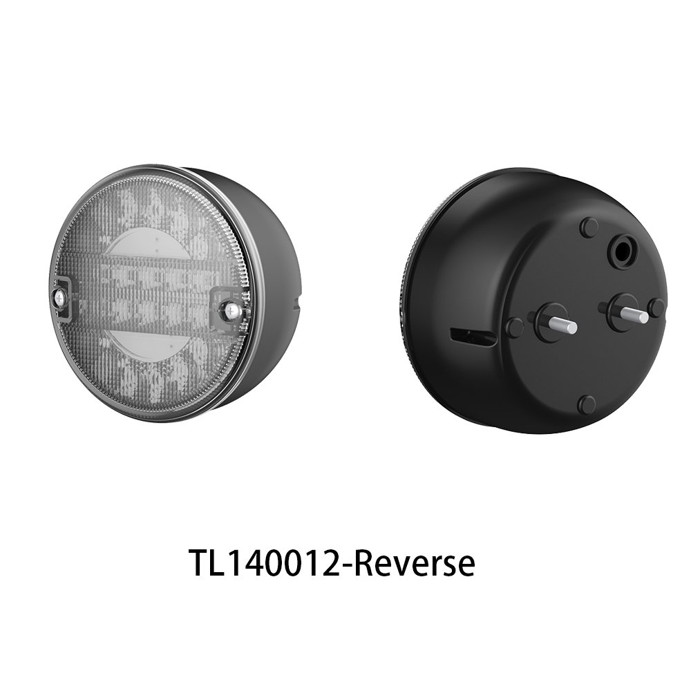 12v 24v 140 mm E-mark Reverse Led Truck Tail Light Led Combination Rear Lamp