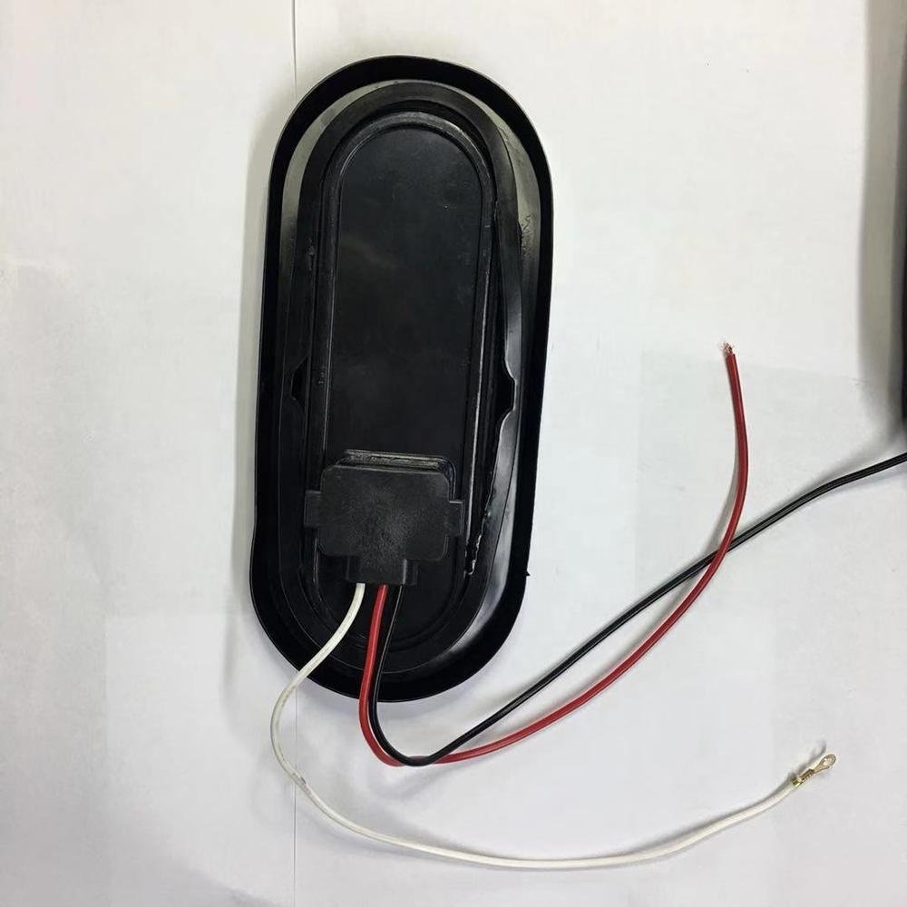 Hot Selling Supplier Trailer Light Oval Shaped 24LED 12v 24v Red White Amber Colour Led Lorry Tail Light
