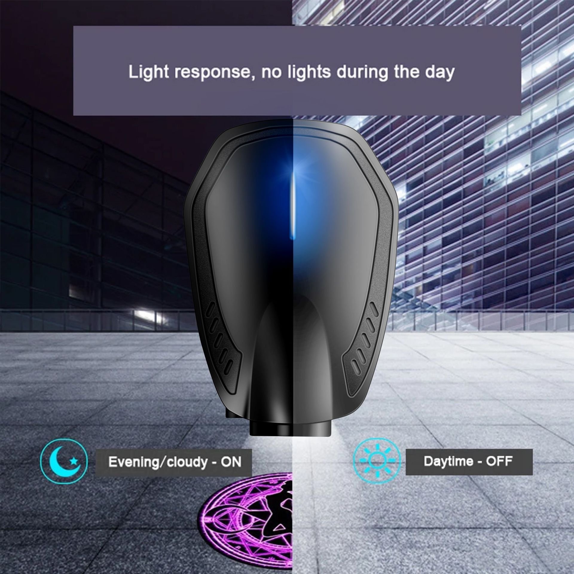 Yosovlamp F2 Car Welcome Light Wiring Free Automatic Induction Decorative Light Rechargeable Door logo Laser Projection Light