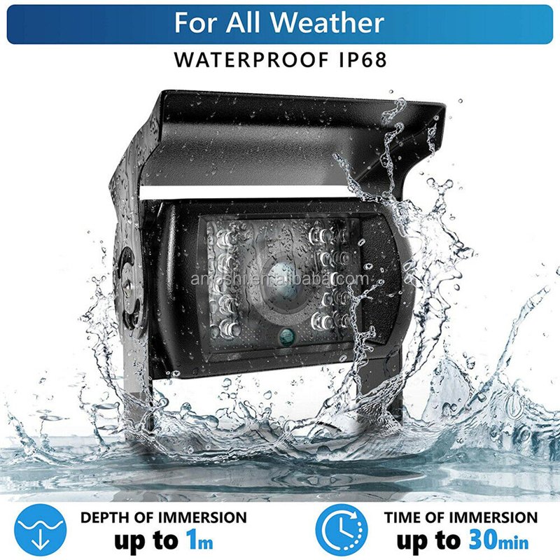 Reverse Backup Camera HD Wide View Angle Universal Car Rear View Waterproof Night Vision Cam for Trailer Car Pickup Truck RV