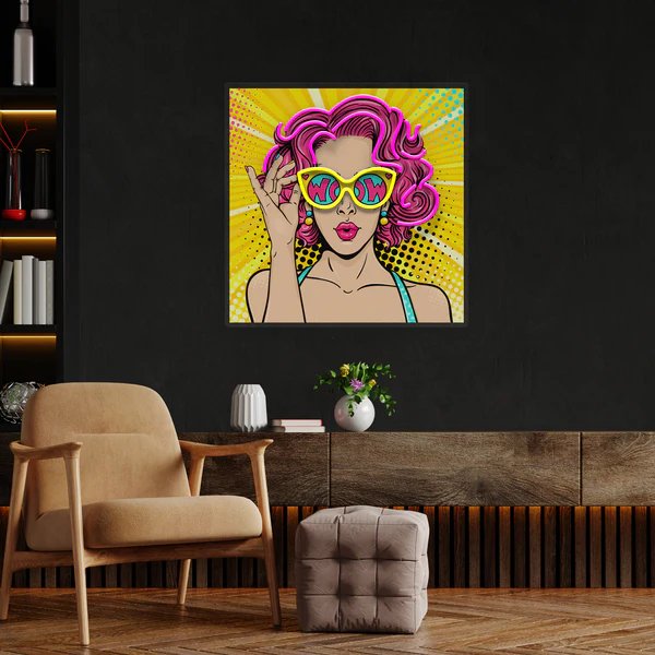 Dropshipping Pop Culture Wall Art Personalized Printed Custom UV Painting Neon Signs Led Acrylic Neon Light for Your Business