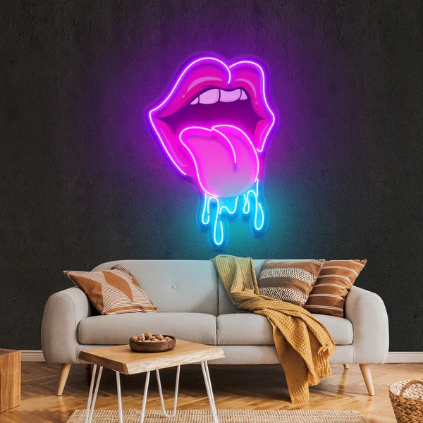 Dropshipping Pop Culture Wall Art Personalized Printed Custom UV Painting Neon Signs Led Acrylic Neon Light for Your Business
