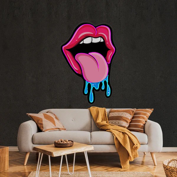 Dropshipping Pop Culture Wall Art Personalized Printed Custom UV Painting Neon Signs Led Acrylic Neon Light for Your Business