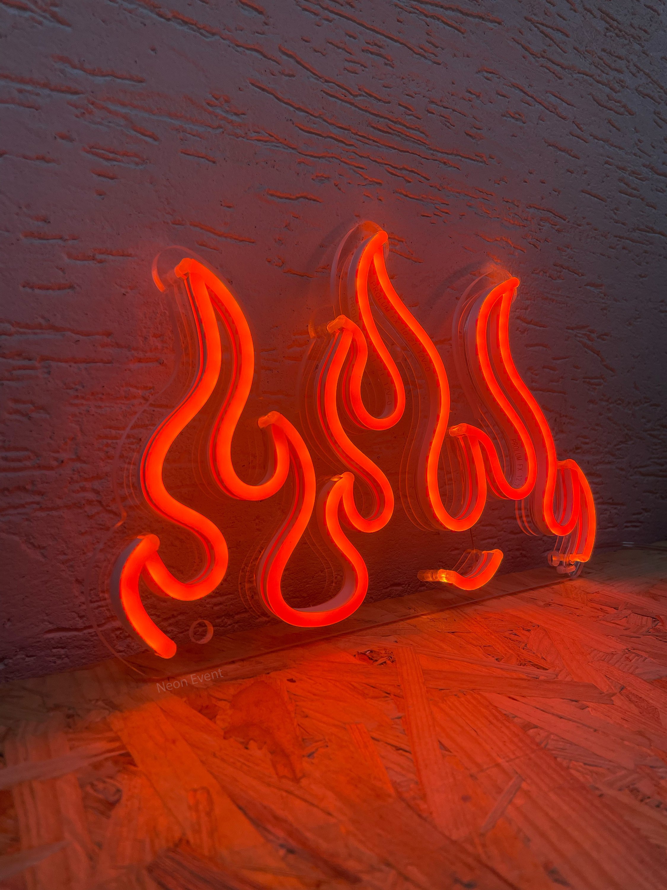 Fire Neon Sign Custom Logo LED Neon Sign Business Store Shop Restaurant Indoor Decorations Advertising Board Logo Light