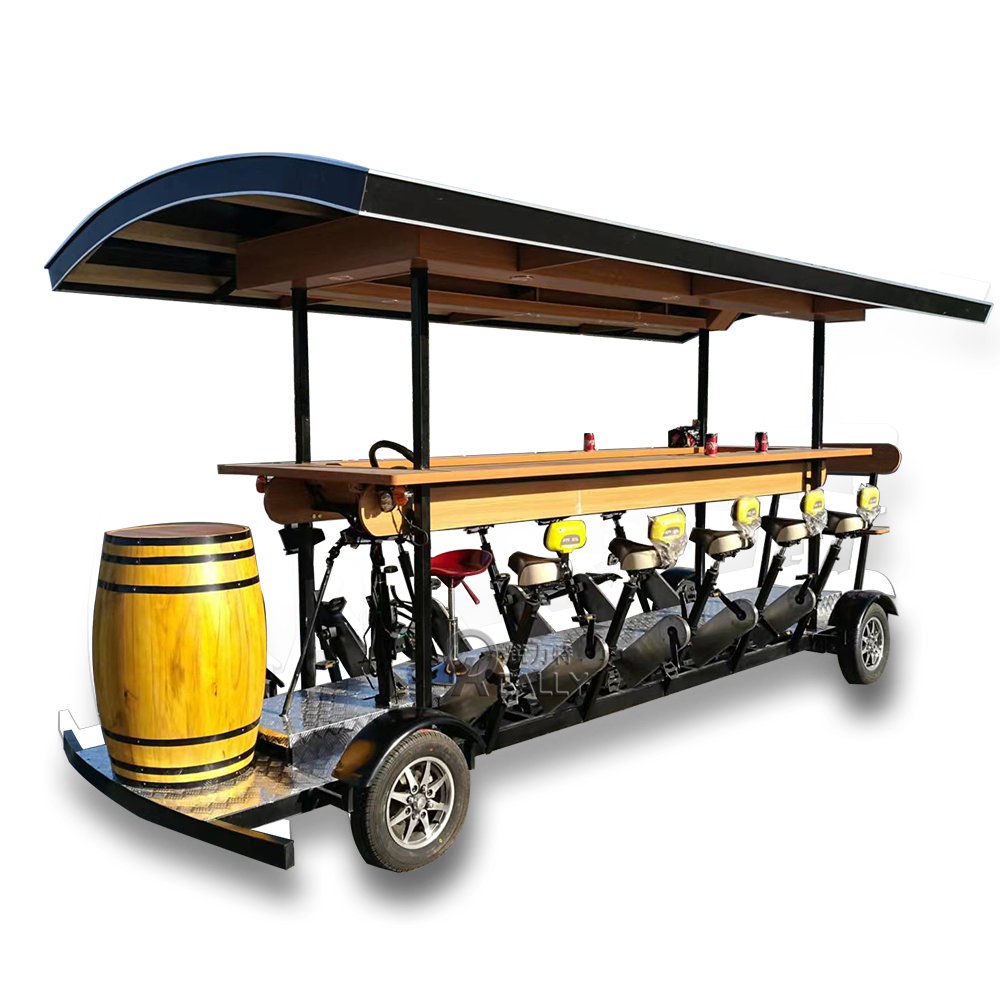 Manufacturer Electric with Pedal Sightseeing City Bus Party Bike Pub Bike Pedal Pub Cycle Pub bar Beer Bike