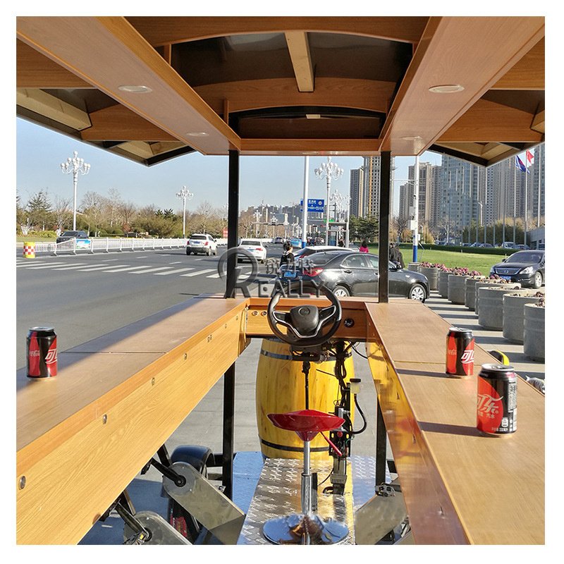 Manufacturer Electric with Pedal Sightseeing City Bus Party Bike Pub Bike Pedal Pub Cycle Pub bar Beer Bike