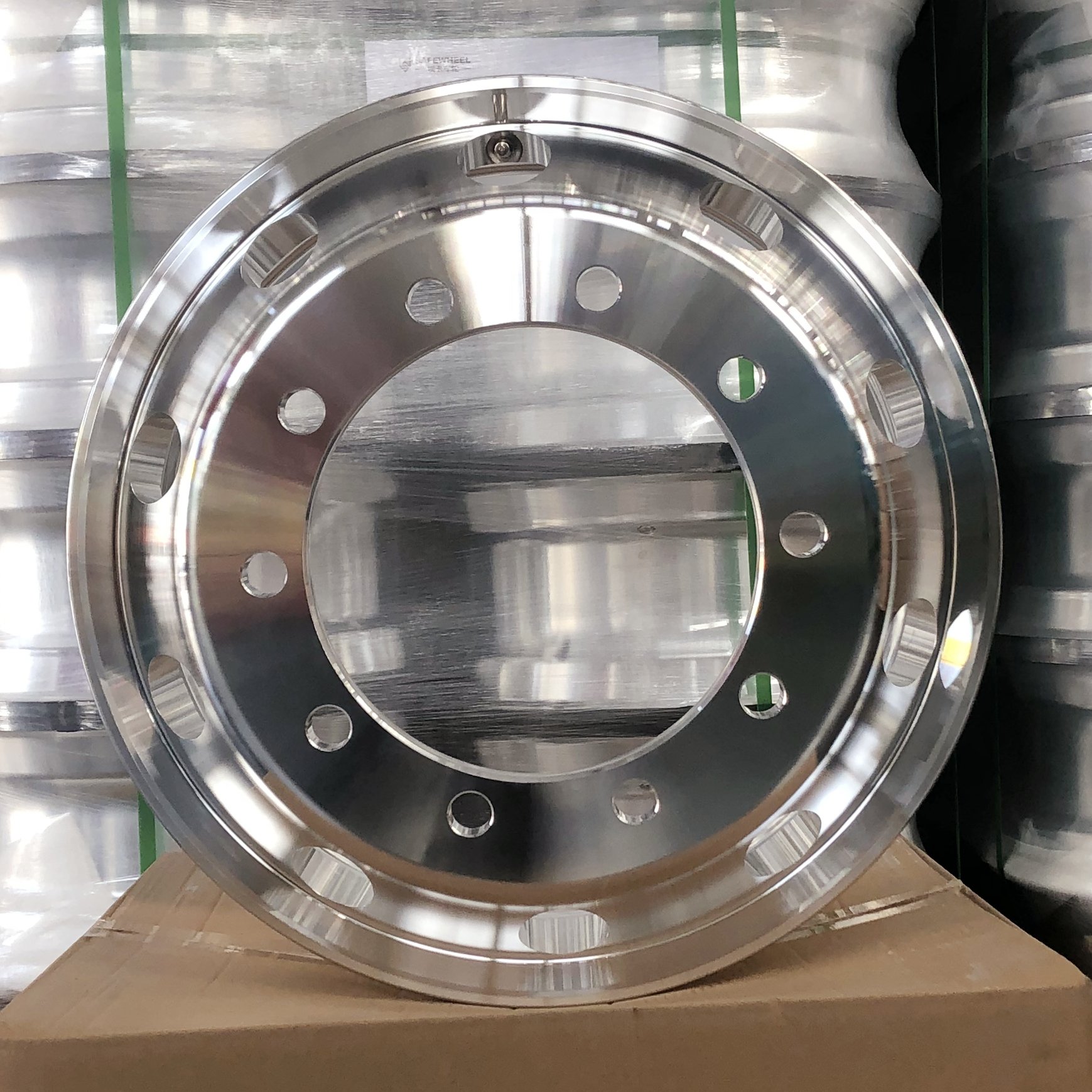 22.5X9.00 Forged Aluminum Alloy Wheels European Truck American Truck 10 air Holes