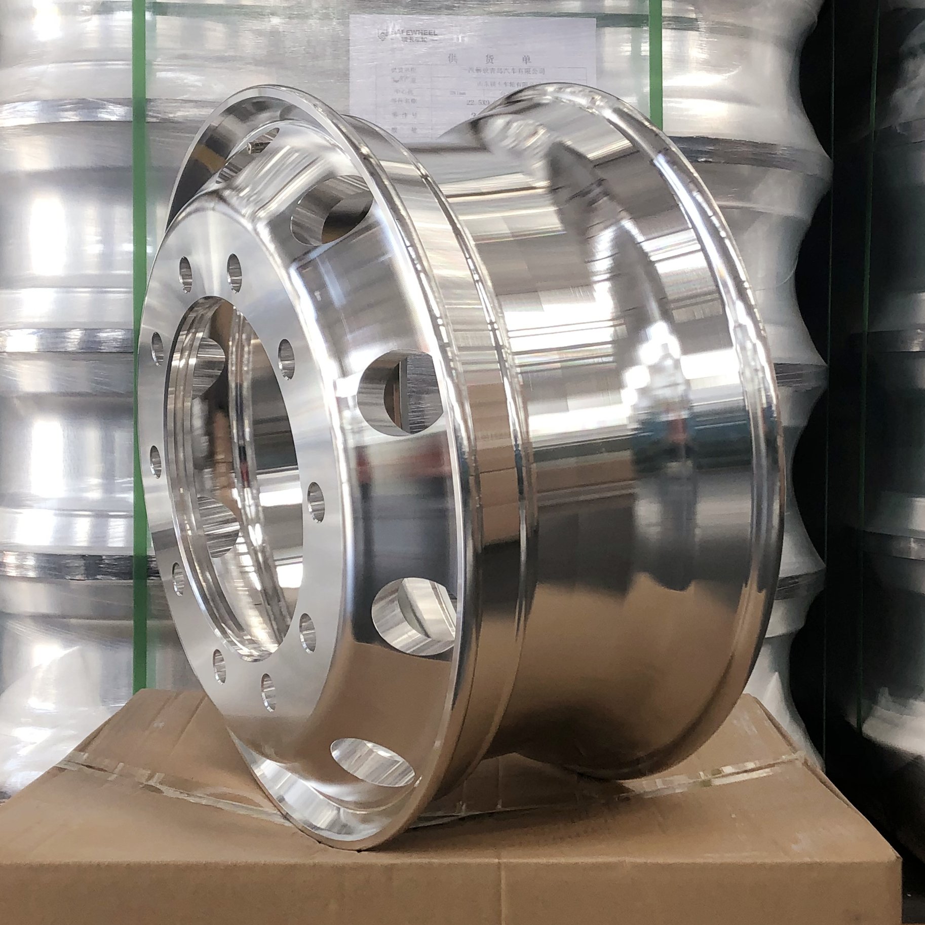22.5X9.00 Forged Aluminum Alloy Wheels European Truck American Truck 10 air Holes