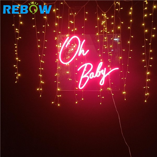 Rebow Dropshipping Wall-mounted Custom Drunk in love Neon Sign