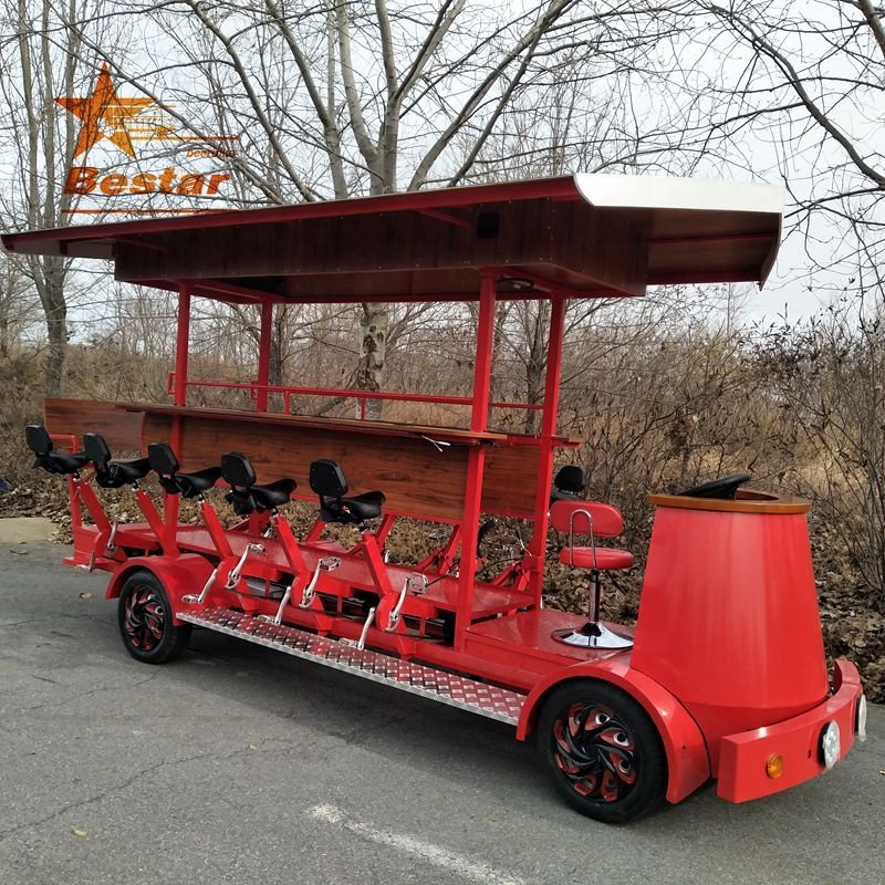15 Cycling Passenger Electric Beach Beer Bike Party Bus