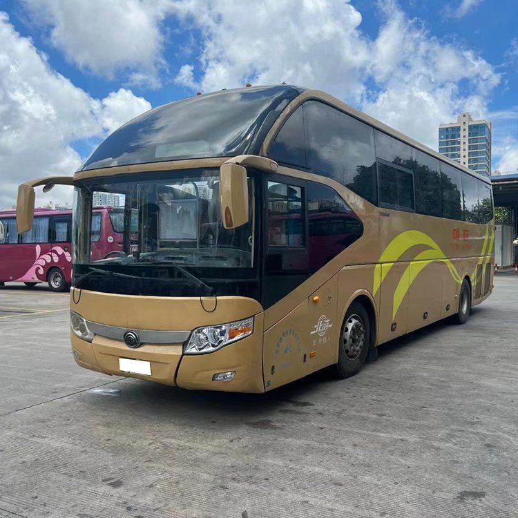Used Chinese Popular Brand 55 Seat Diesel LHD RHD Quite Luxurious Tour Bus