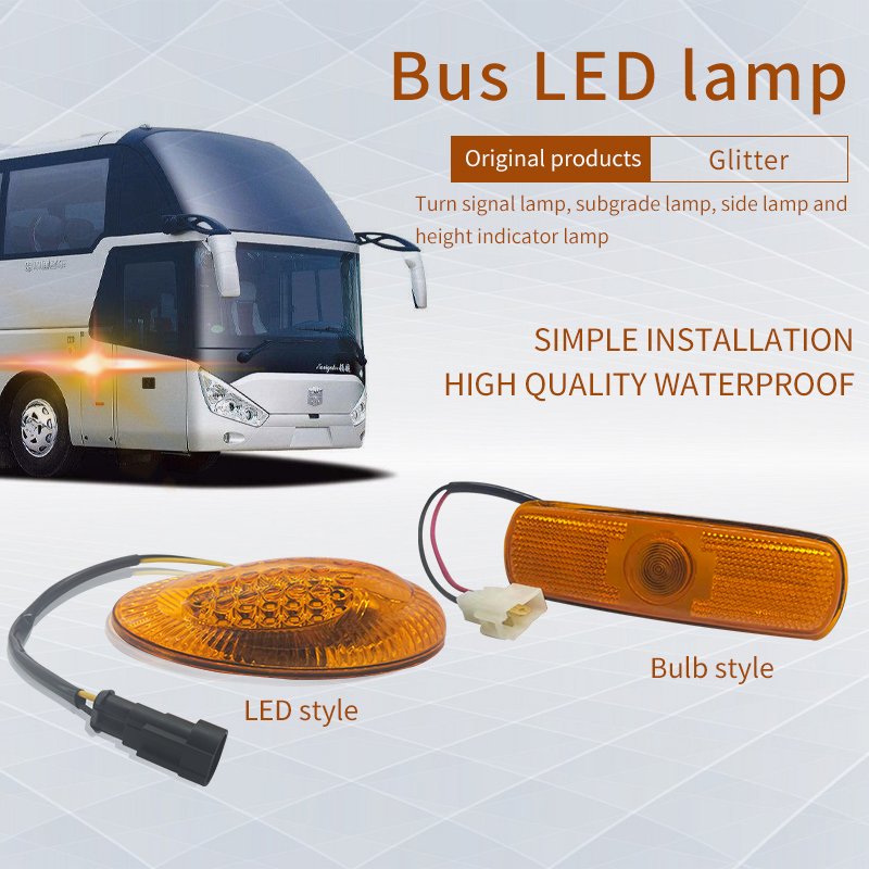OEM Customized High-quality Bus LED Headlight Lamps Turn Brake Side Lights Bus Lamps Accessories for China Bus Lamp Lights Parts