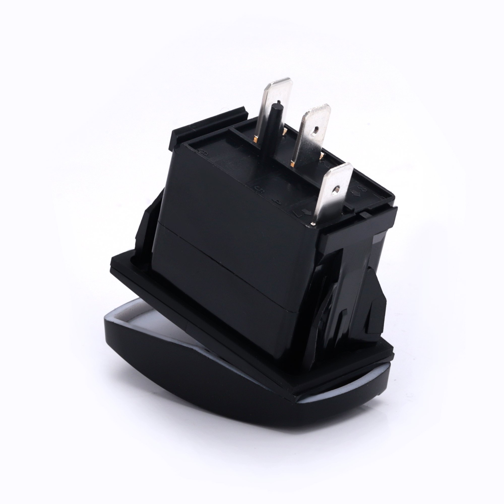 Hot Selling 12V Waterproof UTV RZR ATV Button Rocker Momentary Led SPDT Lighted Marine Switch for Automotive Car Boat Bus