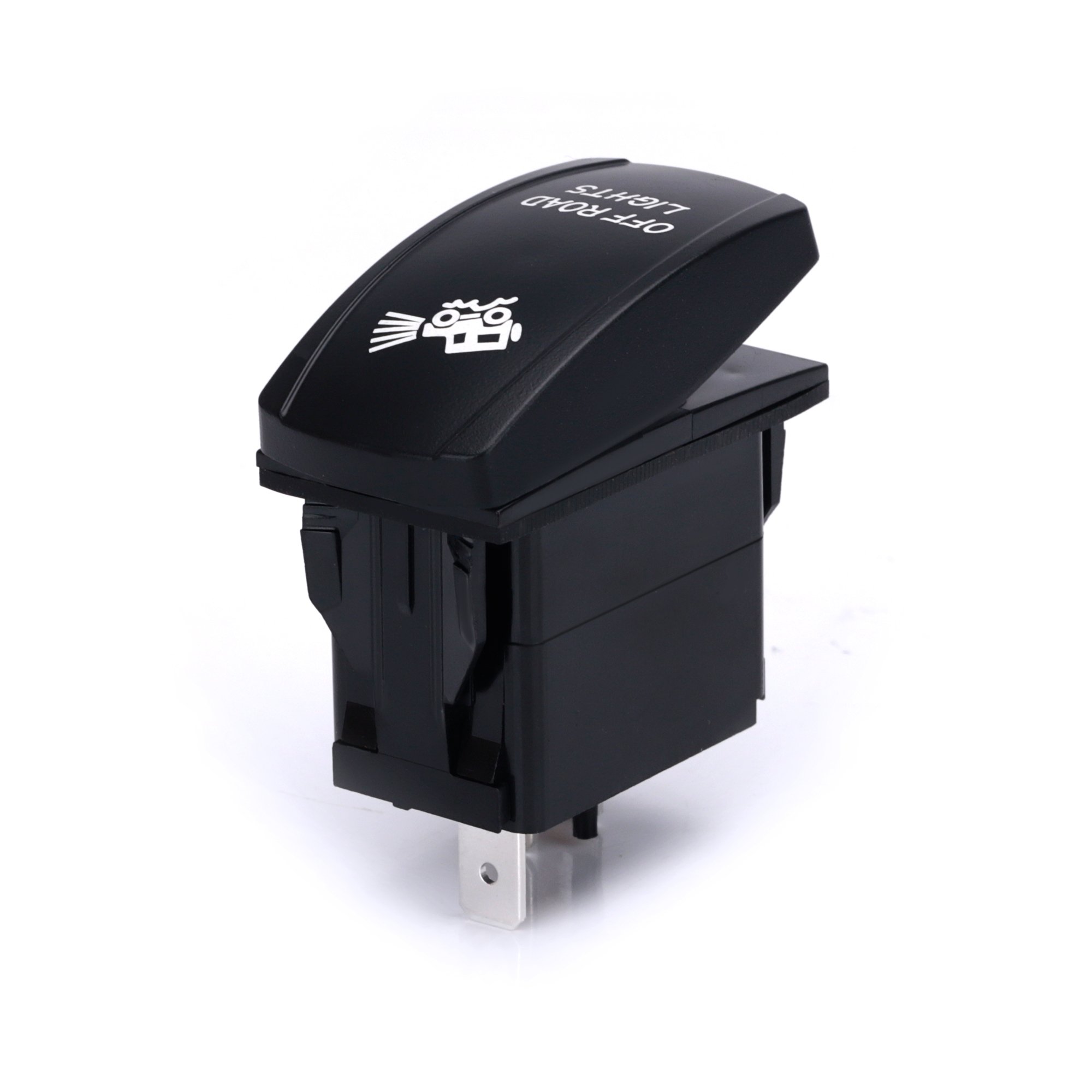 Hot Selling 12V Waterproof UTV RZR ATV Button Rocker Momentary Led SPDT Lighted Marine Switch for Automotive Car Boat Bus