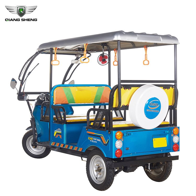 New Design Cheap Tuk Tuk Bus Pedicab Rickshaw Electric Tricycle Used to Pull Passenger in India Train Railway Station