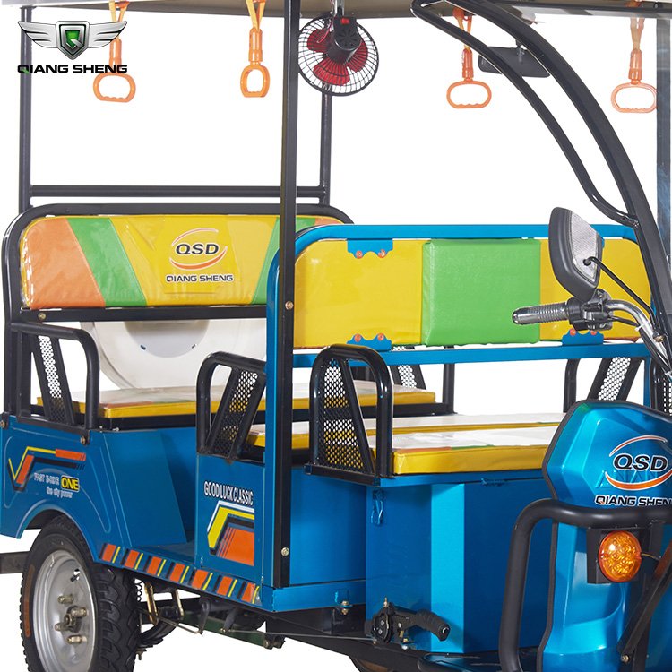 New Design Cheap Tuk Tuk Bus Pedicab Rickshaw Electric Tricycle Used to Pull Passenger in India Train Railway Station