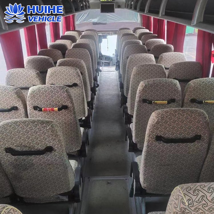 Chinese Hot Sale diesel Engine Jinlong 58 Seats Second Hand Bus Used coach Sales for Africa Used Buses for Sale in Brazil