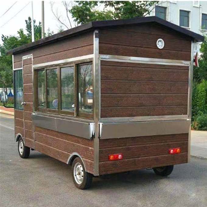 Multi Functional Wide Output Range Long Working Life Food Truck Bus/food Truck Vintage Exhibited at Canton Fair