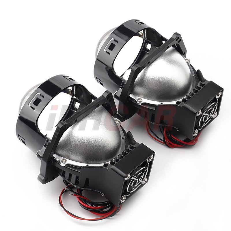 New WEIXIN 45w Lossless Bi Led Lens Car Led Lights Universal 3inch 5500K High Low Beam H4 Led Headlight 12V Bi Led Projector for