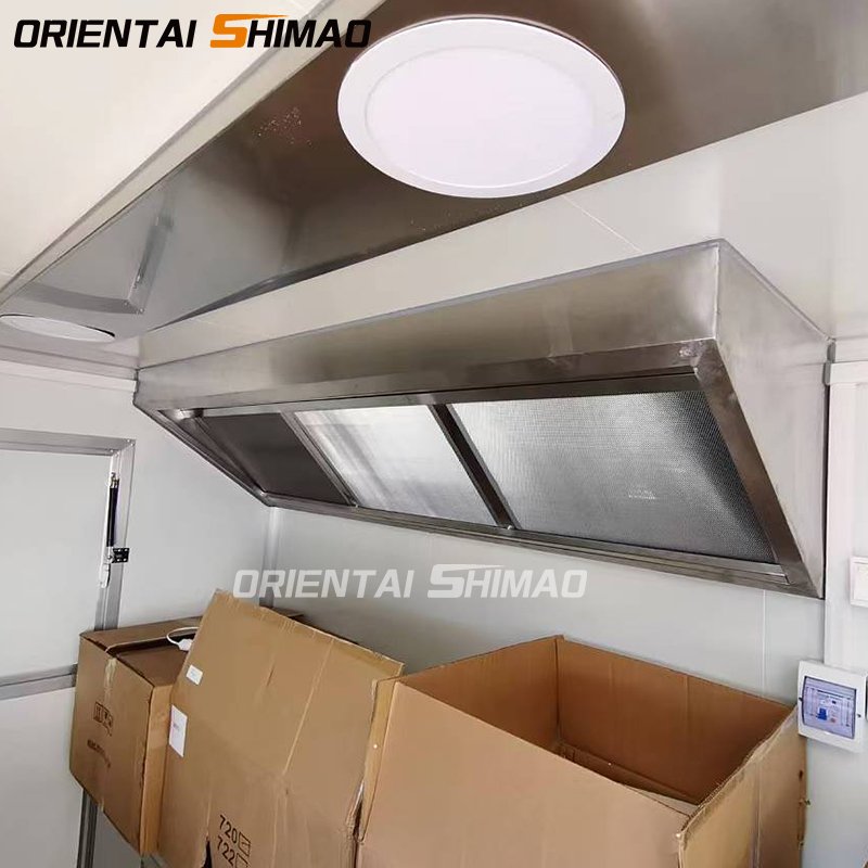Oriental Shimao China Commercial Food Truck Hot Dog caravan Food Trailers for Europe Mobile bar Trailer with bar