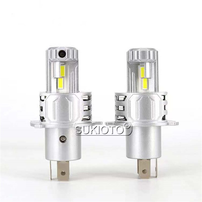 SUKIOTO JAPAN QUALITY M5P H4 H11 Led Lamp Plug and Play H7 9005 H3B 9006 Led Fog Light for Car 12V 6500K Turbo Fan Led Bulb