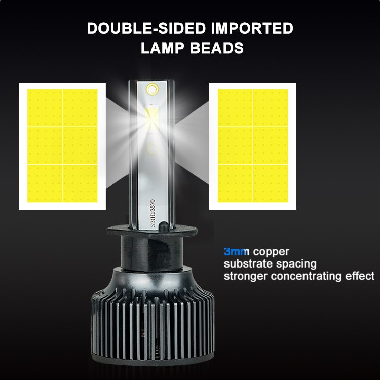 Car Light Accessories Head Lamp H7 H1 Led Car Headlights Auto Lighting System LED Bulb Fog Light
