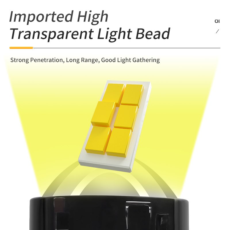 12V 3 Inch Bi-LED Headlight Projector Lens 65W 9000LM White LED Lamp for Truck Bus Car Accessory LED Projector Lens Spotlights