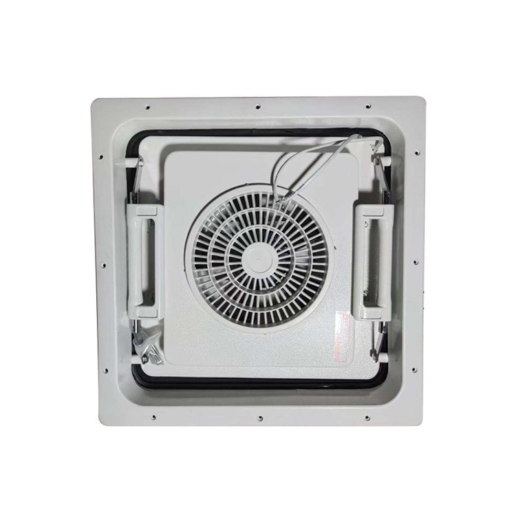 R100 MM Exhaust Fan With Light Skylight 24V Electric Rv Roof Modifications Rv Traveler Ventilation Fan Bus Skylight DC700B