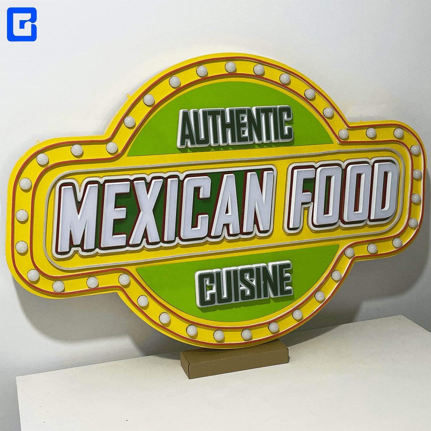 Free Custom 3D Outdoor LED Store Sign Makers Acrylic Light Box Advertising Marquee Signs for Company Use