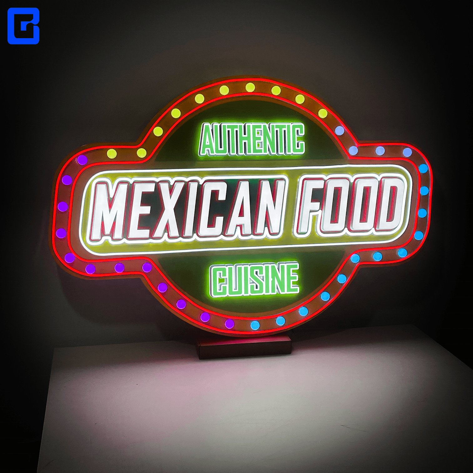 Free Custom 3D Outdoor LED Store Sign Makers Acrylic Light Box Advertising Marquee Signs for Company Use