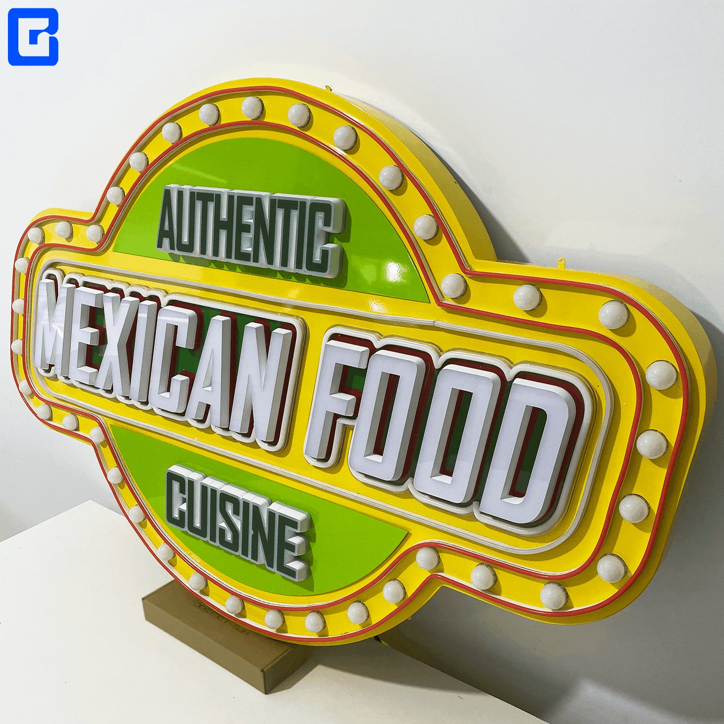 Free Custom 3D Outdoor LED Store Sign Makers Acrylic Light Box Advertising Marquee Signs for Company Use