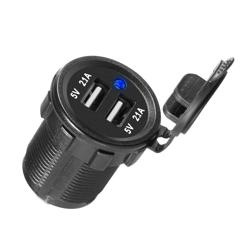 Factory Supply Wholesale Universal 12V 24V 2.1A Dual USB C Car Adapter Charger