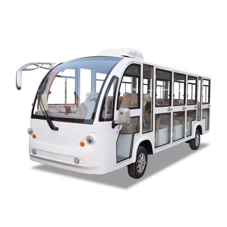 Customized Sightseeing Bus 4 Wheel Drive Tour Car Sightseeing Car 14 Seater Coach City Shuttle Sightseeing Bus for Sale