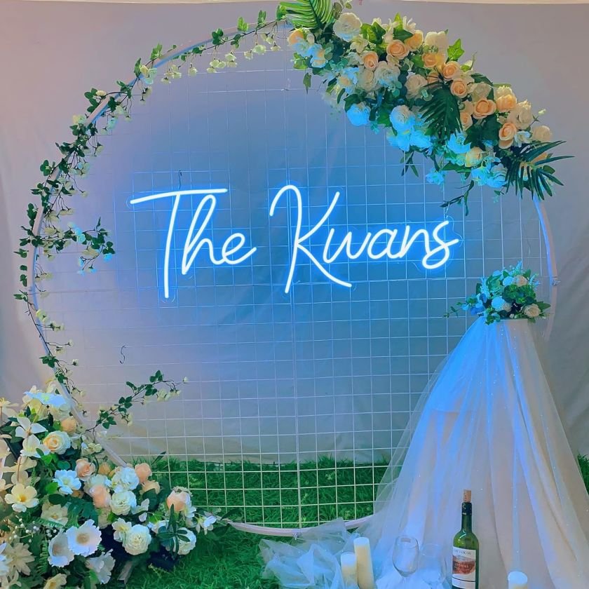 Drop Shipping Custom Logo Neon Light Wedding Sign UV Printed Custom Neon Sign Business Logo Neon Name Sign Advertising Board