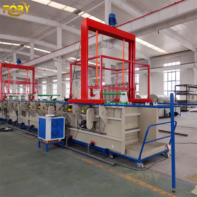 Fully Automatic Electroplating Galvanic Nickel Machine Plant for Screw