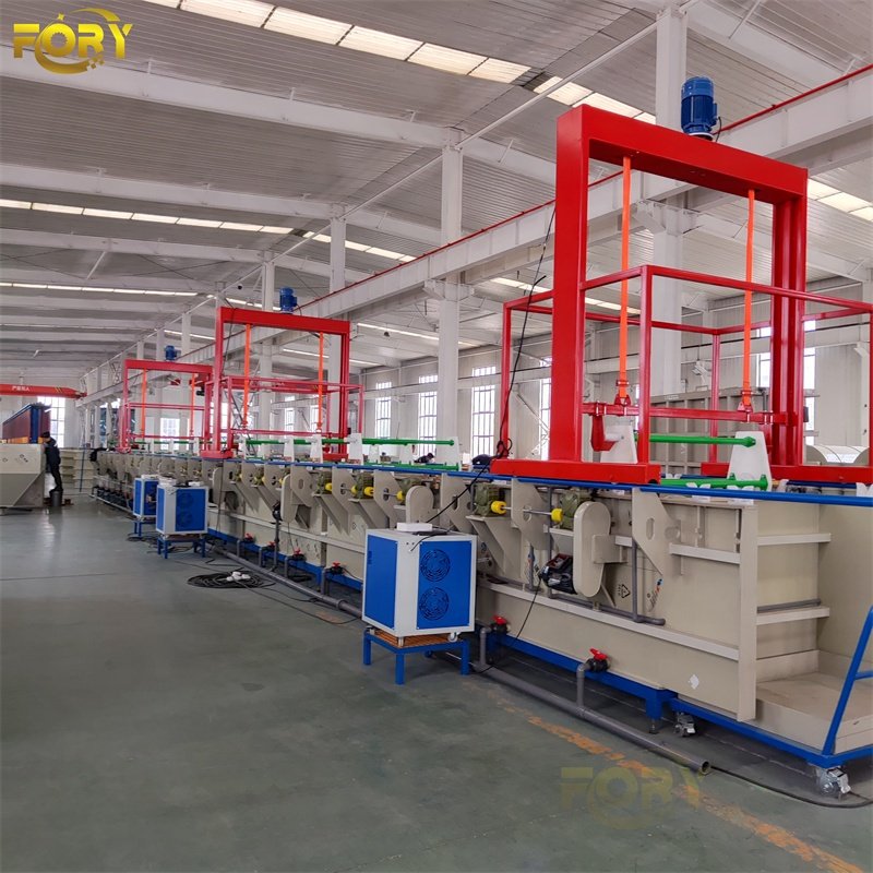 Fully Automatic Electroplating Galvanic Nickel Machine Plant for Screw